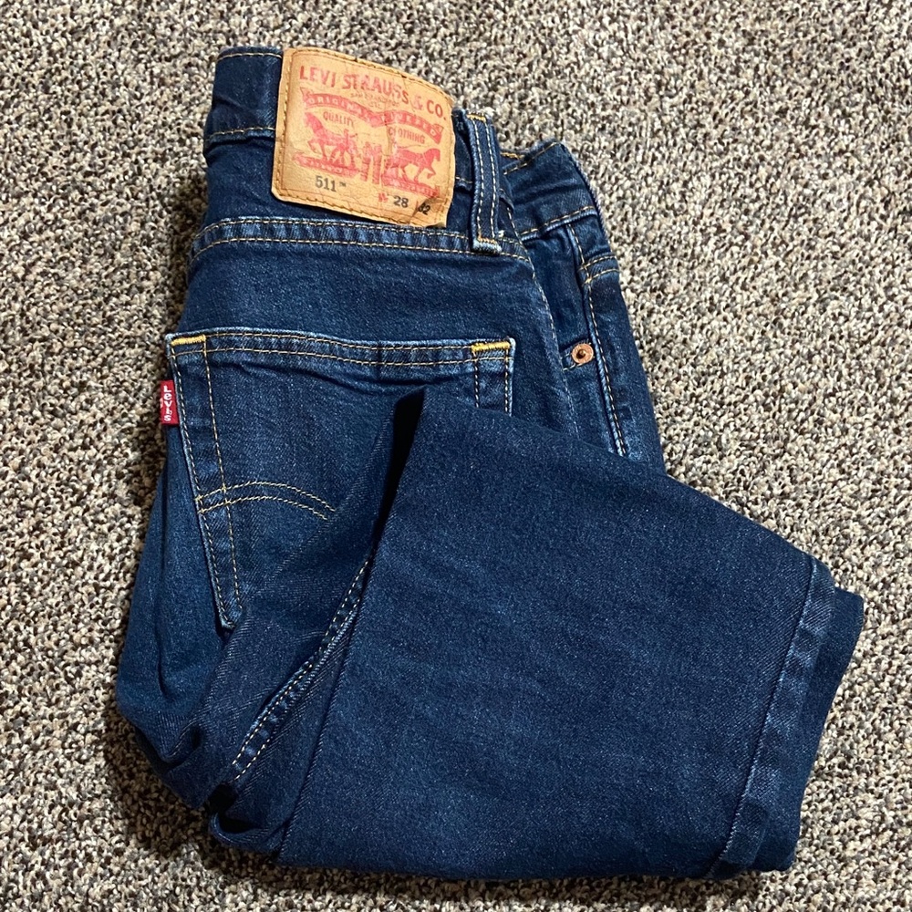 Levi's Men's Dark Blue Slim Jeans